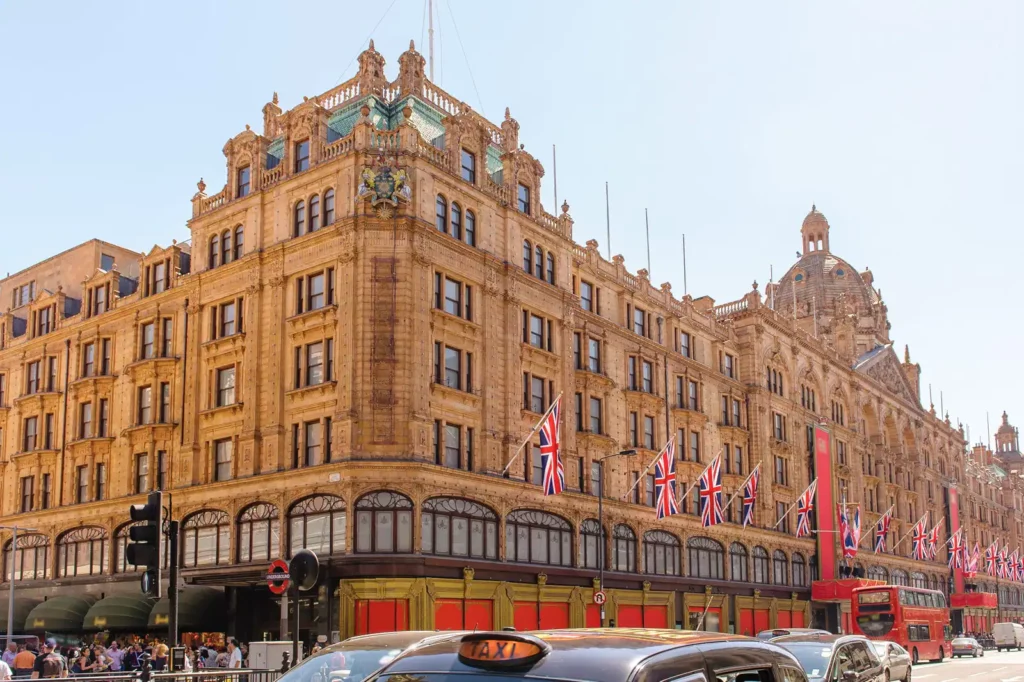 harrods luxury department store london